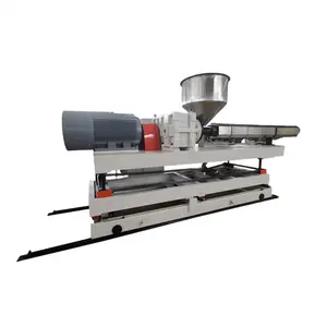 High Capacity SJ90 TPU Mobile Plastic Screw Extruder Machine ,PE Plastic Pipe Extruding Machine