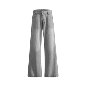 Venta directa de fábrica Hip Hop Streetwear Flare Jeans Pantalones Boyfriend Vintage Casual <span class=keywords><strong>Skinny</strong></span> Mens <span class=keywords><strong>Denim</strong></span> para hombres Negro Mid - Product Image 2
