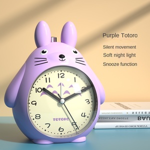 学生用USB充電式LED目覚まし時計、音量調節機能付き、卸売業者、蜂、フクロウ、ウサギ、猫、漫画風目覚まし時計 - Product Image 4