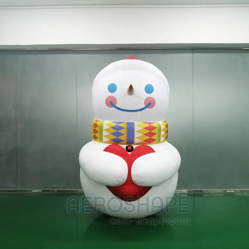 Muñeco de nieve inflable de Navidad, decoración exterior, superventas