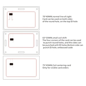 YTS - Tarjetas de Identificación Personalizables para Estudiantes, Impresibles, de PVC, para Identificación de Empleados, Tarjetas de Identificación de Plástico en Blanco - Product Image 5