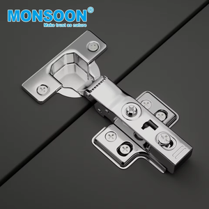 Thép Không Gỉ Đồ Nội Thất Thủy Lực Vô Hình Nhà Bếp Đầy Đủ Lớp Phủ 35Mm <span class=keywords><strong>Clip</strong></span> Trên Tủ Bản Lề Mềm Đóng Cho Tủ Phòng Ngủ - Product Image 1