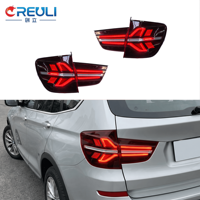 Luces Traseras LED CREULI, Estilo Secuencial, Plug and Play, Barra de Luces de Freno Traseras Dinámicas Ahumadas, Accesorios para Automóviles BMW X3 F25 10-17
