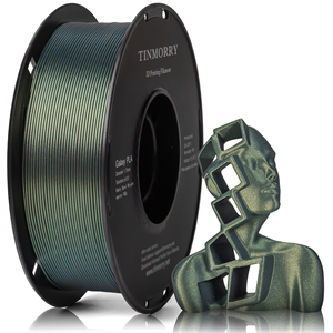 TINMORRY 3D Printer Filament 1.75mm Eco-Friendly PETG Filament PLA/ABS/PETG/ASA/TPU 1KG/<b>ROLL</b> <b>Plastic</b> Rods Galaxy PLA - Product Image 4