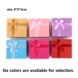 Caixas de Papel para Embalagem de Joias Ecológicas por Atacado com Fitas, para Anéis, Brincos, Colares, Relógios - Product Image 2