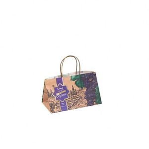 Factory Supplier High-End Brown Paper <b>Bag</b> <b>Craft</b> Paper Coated for Take Out Pizza Milk Sugar Cakes Pet Food Supermarket Use - Product Image 3