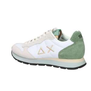 Baskets pour hommes Sun68 Z36106 Blanc Vert Talon de 3 cm Chaussures de style basketball - Product Image 5