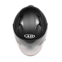 Casque de moto à visière ouverte de haute qualité avec certification DOT, éclairage LED intelligent, double visière, casque de motocross demi-visage
