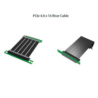Fils haute vitesse et lignes électriques dédiées pour câble d'extension de carte Riser PCIe 5.0x16 Gpu Extender