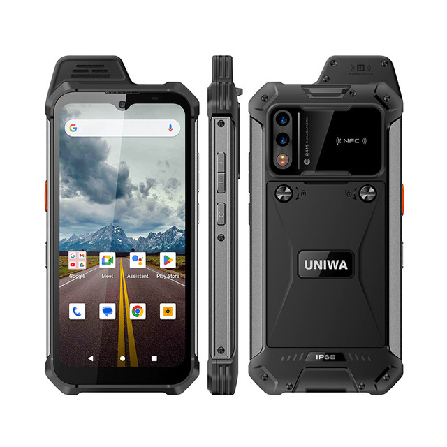 HotSelling UNIWA W999 4G IP68 NFC Rugged Phone 8+128GB G99 Octa Core Factory Smartphone