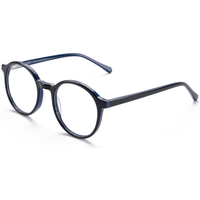 Monture de lunettes optiques rondes rétro Elan Optical RD26090 en acétate, unisexe, à monture complète, écologique, sans peinture – Grande Vente
