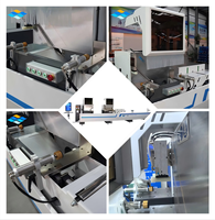 Machine de fabrication de fenêtres et de portes, machine de découpe d’aluminium à connexion intelligente, angle de 45 degrés