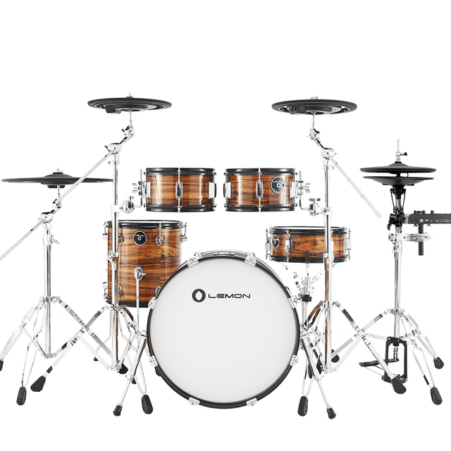 T950 Lemon Drum Electric Drum Kit Electronic Drum Set All Mesh Head