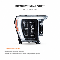Phare LED complet pour pick-up F150 2021 2022 2023 avec feux de jour, feux de route, feux de croisement et clignotants