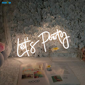 Rebow trasporto <span class=keywords><strong>di</strong></span> goccia elettronico Infrangibile Fissato Al Muro Bianco <span class=keywords><strong>di</strong></span> Plastica Acrilico Neon Sign led <span class=keywords><strong>luce</strong></span> lettere <span class=keywords><strong>parole</strong></span> - Product Image 2