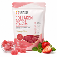 Prix d'usine – Gommes de collagène haute teneur en peptides saveur fraise pour vitalité corporelle et regain d'énergie