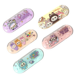 Милая мини-расческа Labubu в форме ящерицы, удобная щетка для чистки, портативный складной инструмент для макияжа для детей и домашнего использования - Product Image 1