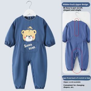 Automne hiver une pièce rampant costume pour nourrissons bébé tenue de protection corps complet Anti-saleté barboteuse pour l'extérieur - Product Image 3