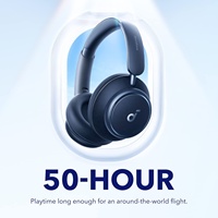 سماعات رأس Anker Space Q45 Soundcore متعددة الأوضاع بخاصية إلغاء الضوضاء الالكترونية لاسلكية سلكية مناسبة لتشغيل الألعاب