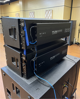 Sistema de Altavoces Line Array Profesional LSttl55 de Audio, Doble Woofer de 12 Pulgadas y Tres Vías, Completo para Teatro