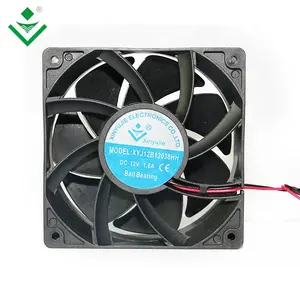 OEM 5000RPM hava soğutma fanı 12038 yüksek hızlı kare 12CM DC eksenel akış fanı IP67 sertifikalı