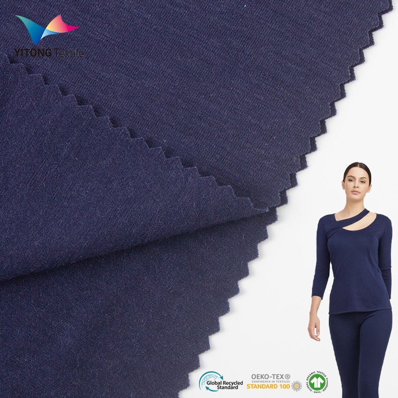 Fabric Supplier 180 Gsm Merino Wool Nylon Knit Fabric 59% Nylon 31% Wool 10% Spandex Fabric for Thermal Underwear