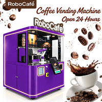 Mesin Penjual Kopi Otomatis Robot Barista Proyek Win-Win Harga Terbaik, Kios Kopi Es Robotik dengan Sertifikasi CE