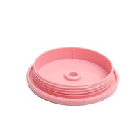 Gobelets en plastique D55 avec couvercles et pailles, double paroi, personnalisables avec logo, grande capacité