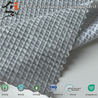 Tissu gaufré jacquard en nylon et élasthanne imprimé sur mesure, extensible dans les quatre sens, teint uni, pour vêtements de yoga, vêtements de sport et maillots de bain