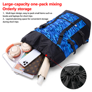 Mochila VIPOKO con Logotipo Personalizado para Senderismo al Aire Libre, para Hombre y Mujer, Ligera, de Gran Capacidad, para Ciclismo, Viajes y Zapatos - Product Image 4