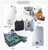 Interruptor de presión de aire ajustable Unionwell para calderas, calentadores y sistemas HVAC para bombas de agua y aplicaciones de baja presión