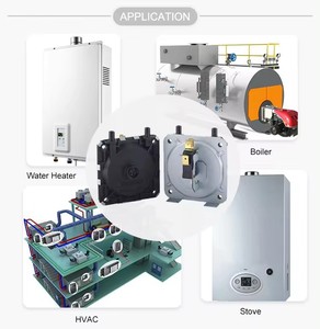 ユニオンウェル調整可能空気圧スイッチボイラーヒーター用 & HVACシステム用ウォーターポンプ & 低圧アプリケーション - Product Image 3