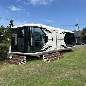 Casa Cápsula Espacial <span class=keywords><strong>de</strong></span> Lujo, <span class=keywords><strong>Hotel</strong></span> Cápsula Prefabricado con Dormitorio y Sala <span class=keywords><strong>de</strong></span> Estar - Product Image 1