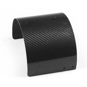 Cubierta Cónica Universal para Toma de Aire de Carreras, Protector de Aislamiento Térmico para Mejora de Automóviles, Acabado Iridiscente Plateado, Soporte Fijo D1352 - Product Image 3