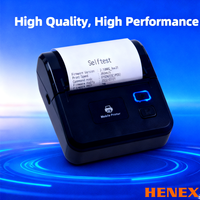 Printer Resi Mini Android Portabel 58mm dengan Resolusi 203dpi, Baterai 7.4v 1400mAh untuk Penggunaan Supermarket (Stok Tersedia)