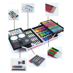 Cadeau pour enfants ensemble <span class=keywords><strong>de</strong></span> crayons <span class=keywords><strong>de</strong></span> peinture et <span class=keywords><strong>dessin</strong></span> d'art 145 pièces ensemble d'art <span class=keywords><strong>de</strong></span> luxe licorne pour enfants cadeau <span class=keywords><strong>de</strong></span> <span class=keywords><strong>dessin</strong></span> d'anniversaire - Product Image 3