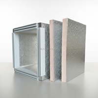 Feuille d'aluminium rectangulaire laminée double face |   Utilisation en milieu hospitalier et scolaire, bonne adhérence pour les panneaux composites d'isolation