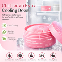 ATOANY Patchs Hydrogel PDRN Rétinol Rose Rafraîchissants pour les Yeux – Masque Anti-Âge Contre les Poches et les Cernes, Éclaircissant et Raffermissant