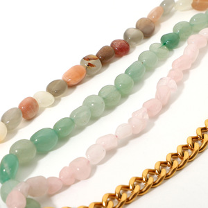 Collier en acier inoxydable, pierre de guérison, nouveau style 1 pièce - Product Image 4