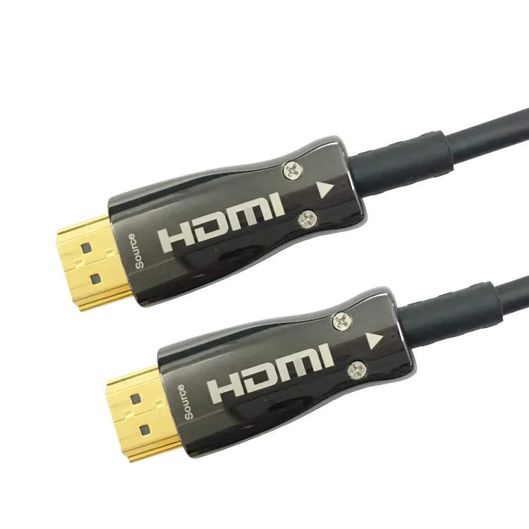 SIPU sıcak satış 50m HDMI Fiber optik kablo 4K 1080p 3D koaksiyel tipi PVC ceket folyo koruyucu ile erkek Video uygulaması için