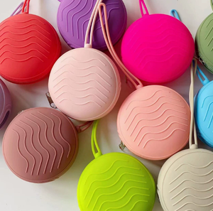 Silicone Storage Bag Portable <b>Mini</b> <b>Pouch</b> for Baby Nipple, Pacifier, Coin, Keys, Earphones, Small Accessories Organizer - Product Image 2