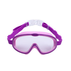 Children's Silicone <b>Large</b> <b>Frame</b> Anti-Fog Swimming Goggles Full Field Vision High Definition For Kids - Product Image 1