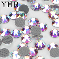 YHB 154-185 Strass thermocollants brillants de haute qualité pour sacs, chaussures, vêtements, téléphones, bricolage, nail art