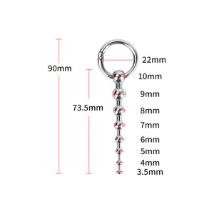 टीवन यूरेथ्रल कैथेटर वयस्क यौन कल्याण धातु यूरेथ्रल प्लग ग्लन उत्तेजना प्लग गलन उत्तेजना प्लग छड़ 100% जलरोधक खिलौना सेक्स - Product Image 2