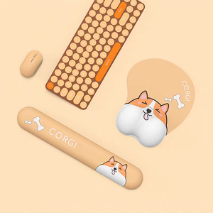 Cute Cat Rabbi Puppy Panda Cartoon Mouse Pad with <b>Wrist</b> <b>Rest</b> - Product Image 5