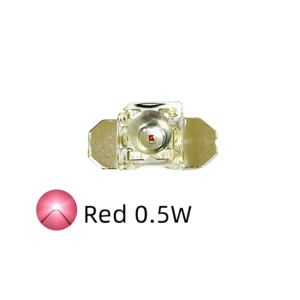 0.5W iyi soğutucu geniş <span class=keywords><strong>Stent</strong></span> 5mm LED kırmızı renk şeffaf Lens kare kafa geniş iğneler süper akı Piranha LED Dip F5 620-5 5mm LED - Product Image 1