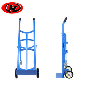 Chariot bouteille de gaz à cylindre unique chariot laboratoire camion à main pression bouteille d'oxygène liquide <span class=keywords><strong>transporteur</strong></span> - Product Image 1