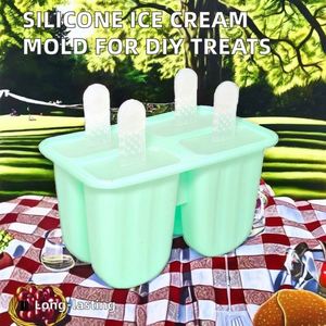 Molde de helado de silicona ecológico lindo estilo DIY con logotipo personalizado para caja de preparación de alimentos de postre de Chocolate embalado - Product Image 3