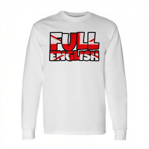 Camiseta de manga larga con diseño de bandera de Inglaterra, unisex, talla para adultos - Product Image 2