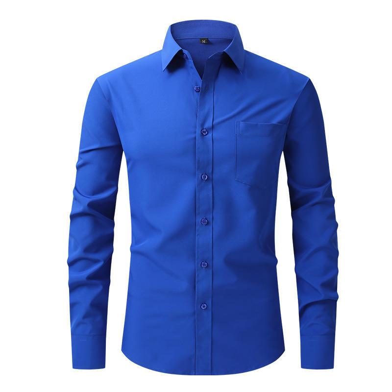 Men's Urban Stylish Casual Business Slim Fit Long Sleeve Button up